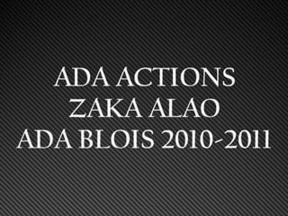 ACTIONS ADA - Zaka ALAO