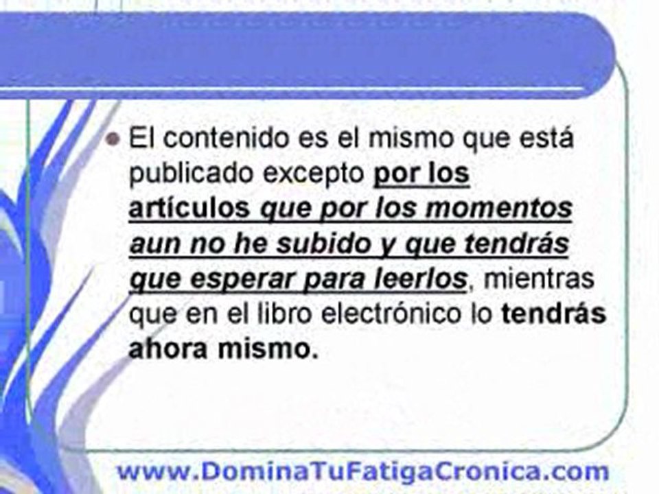 Ebook Sindrome de Fatiga Cronica
