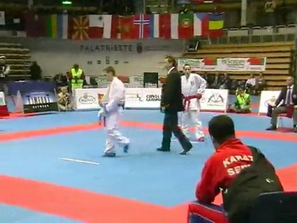 Finale Kumite Garçon Junior -60Kg - Championnats d'Europe de Karaté Cadet/Junior 2008