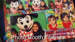 Vancouver photobooth $75 per hour rental with Minnie Mickey Elmo Pooh Dora for hire