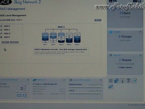LaCie 5big Network 2 (10 TB) - Demo funzionamento e configurazione RAID