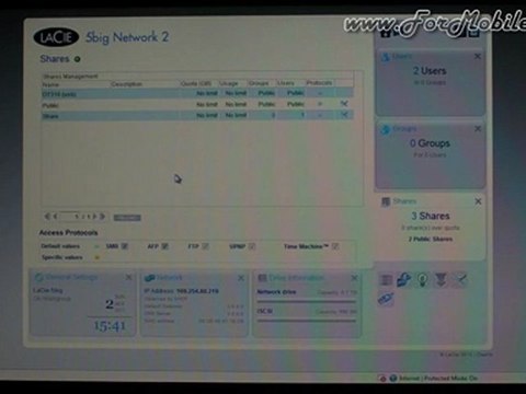 LaCie 5big Network 2 (10 TB) - Demo funzionamento e condivisione USB 2