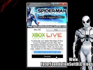How to Get Spider-Man Edge of Time Future Foundation Suit DLC Free - Xbox 360 And PS3!!