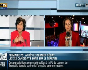 Ségolène Royal invitée de Ruth Elkrief sur BFM TV