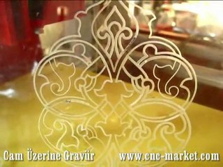 Speed CNC P-50 - Glass Engraving - www.cnc-market.com