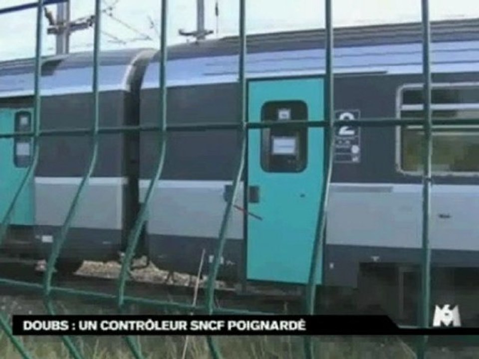 Journal de M6 du 06 10 2011 sur l'agression d'un contrôleur et interview de Sud Rail Lyon.