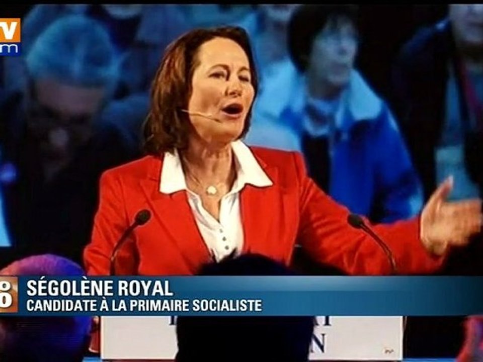 Ségolène Royal ovationnée au Bataclan à Paris