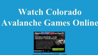 Watch Colorado Avalanche Online | Avalanche Hockey Game Live Streaming