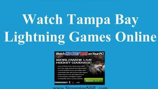 Watch TAMPA BAY Lightning Online | Lightning Hockey Game Live Streaming