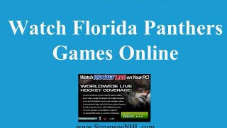 Watch FLORIDA Panthers Online | Panthers Hockey Game Live Streaming