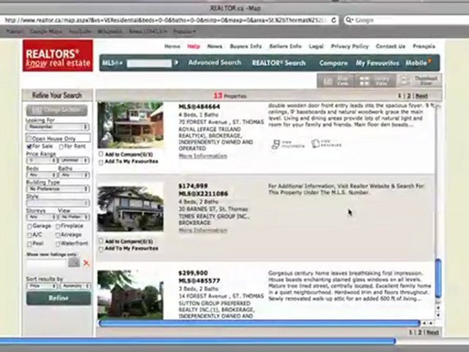 How to find FSBO listing (sale by owner) on MLS.ca