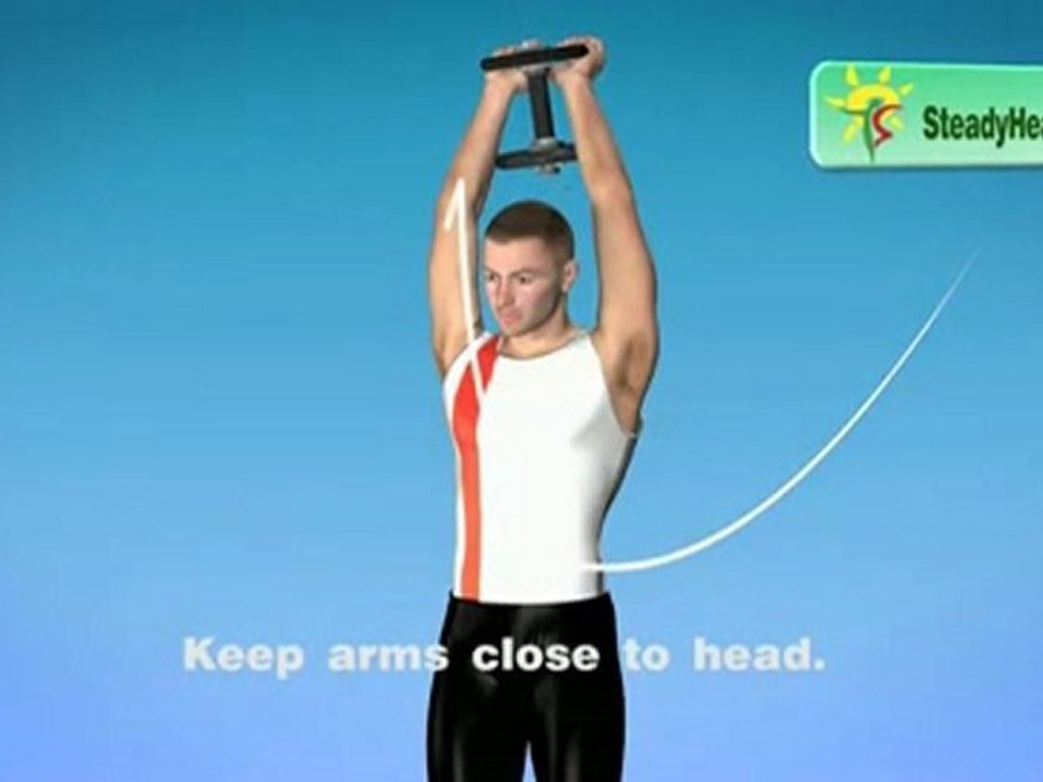 Triceps Exercise with Dumbbell - Tricep Workout for Men