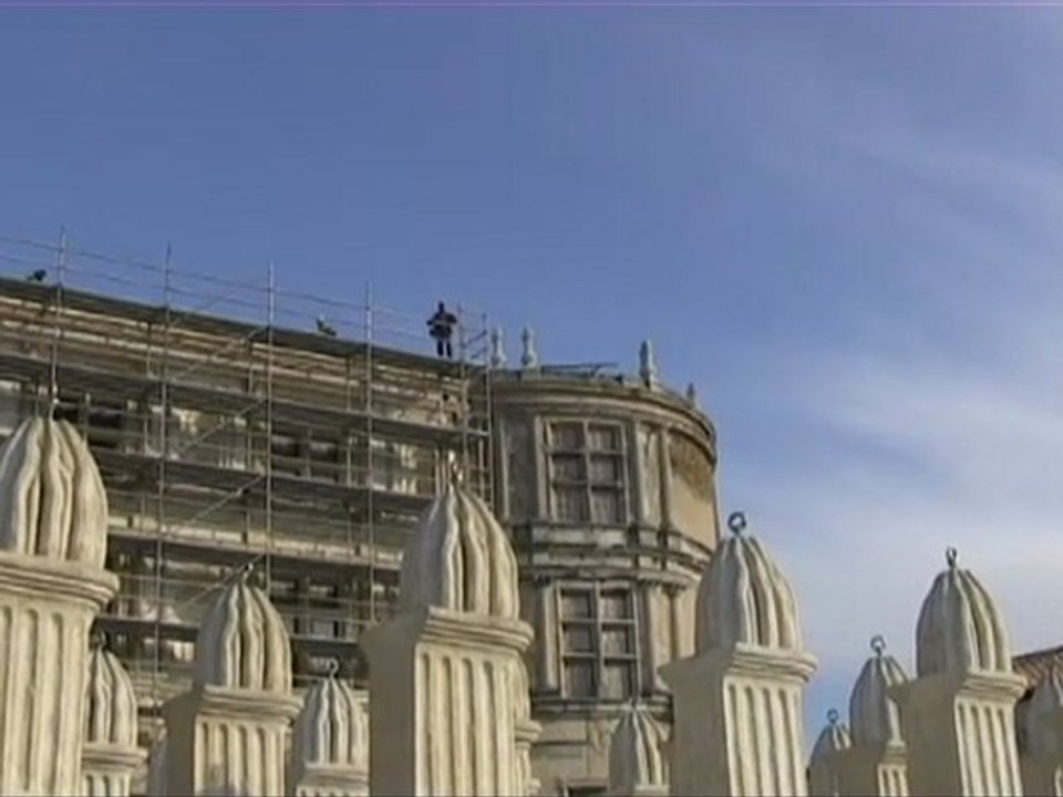 Château de Grignan | restauration de la façade sud