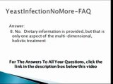 Yeast Infection No More FAQ, Is this a diet?
