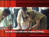Sonia Gandhi at Feroze Gandhi Institute of Engineering & Technology