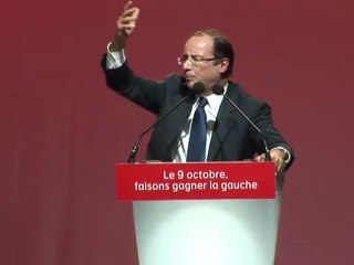 Dernier meeting de François Hollande avant la primaire