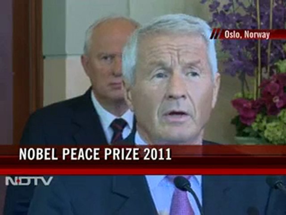 Nobel peace prize to be shared by 3 laureates