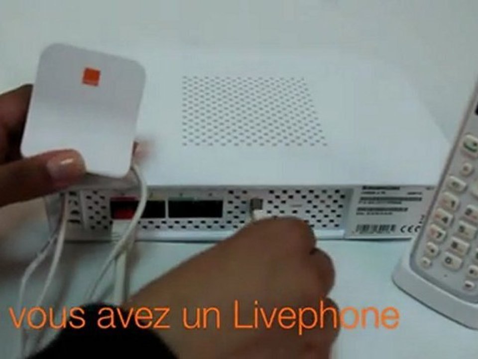 Installation de la Livebox