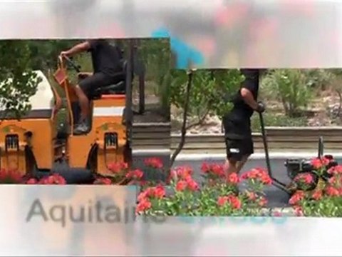 Chantier de goudronnage Aquitaine Enrobé