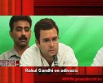 Rahul Gandhi on adivasis