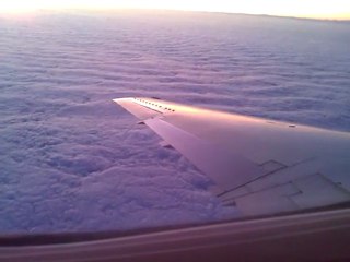 Vol Strasbourg-Marseille océan de nuages