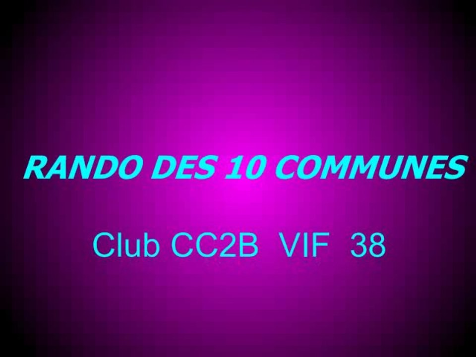 Rando des 10 communes 2005