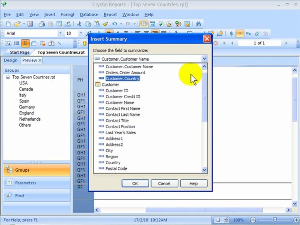 Learn how to Design Reports in Mastering Crystal ...