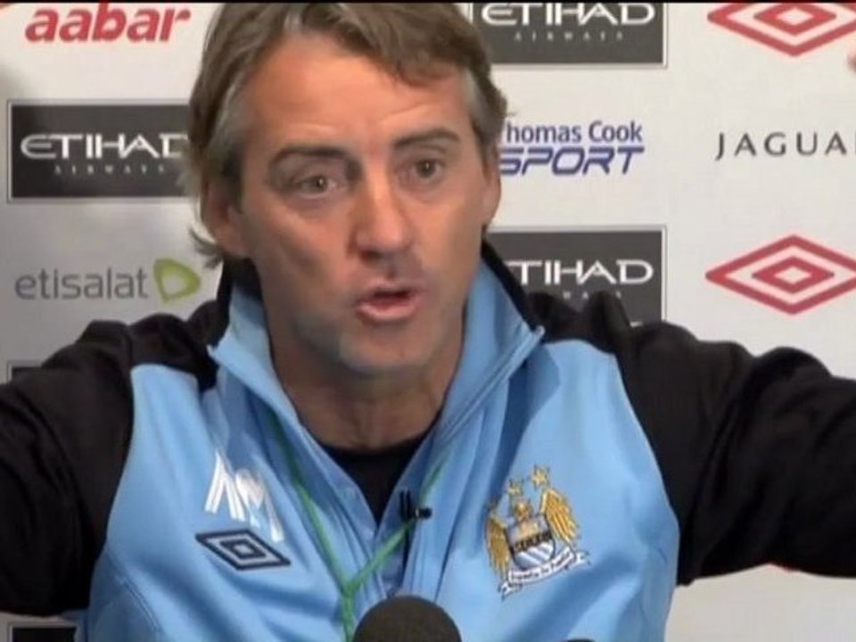 Mancini: "Si può anche senza Aguero"