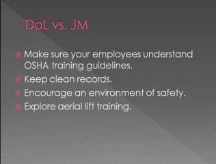 OSHA Whistleblower Case: Johnson Manufacturing