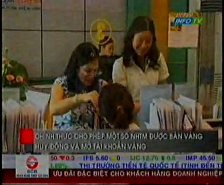 Chính thức cho phép một số NHTM bán vàng huy động và mở tài khoản vàng