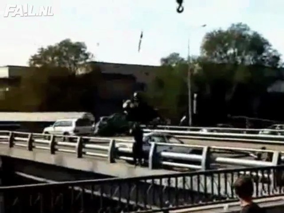 Stuntman, um den Motor Fail