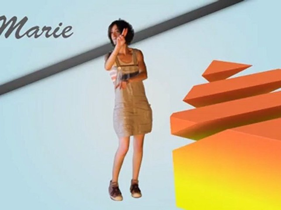 Test fond vert & Slow motion with Marie