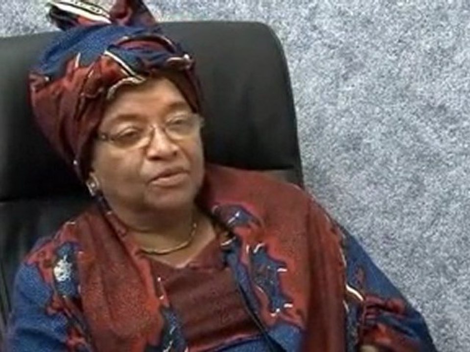 Liberian president jointly wins Nobel Peace Prize