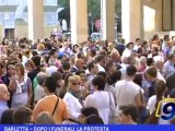 Barletta |  Dopo i funerali, protesta