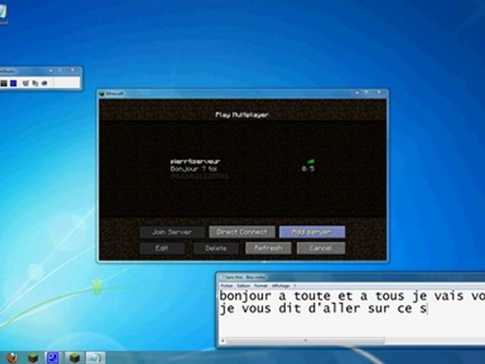 le serveur d'un de mes potes
