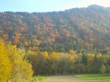 couleurs d'automne et paysage dans le chablais