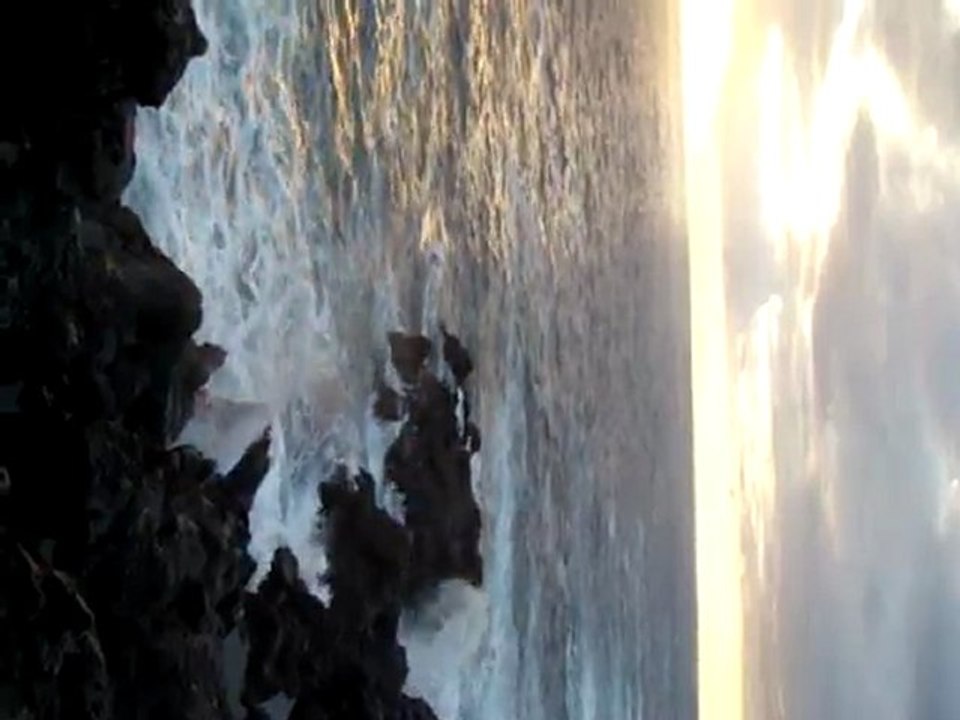 Le geyser dit du souffeur à la Réunion 974