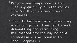 Electronics Donation San Diego