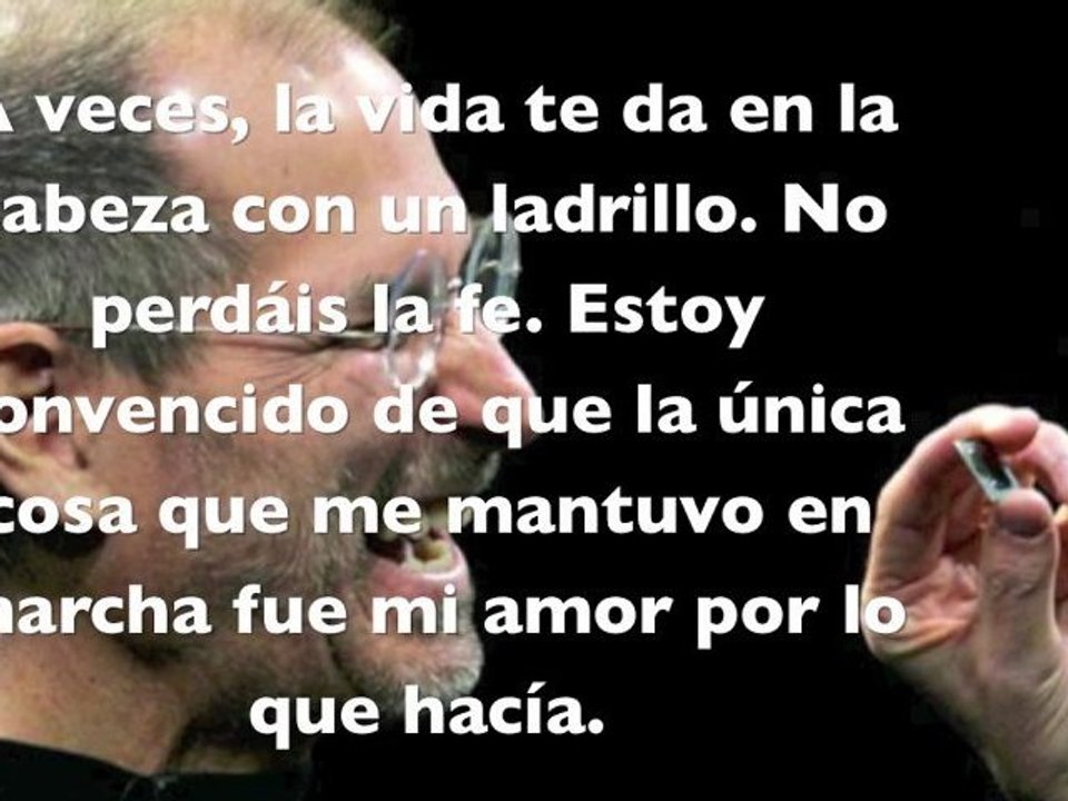 MOTIVACIÓN y OPTIMISMO - Steve Jobs, mejores frases discurso en Universidad de Stanford