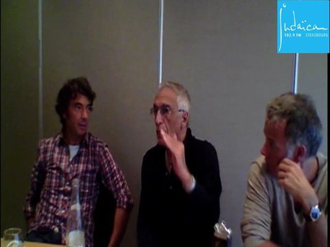 Interview de Frank Dubosc, Gérard Darmon et Eric Lavaine de Radio Judaïca