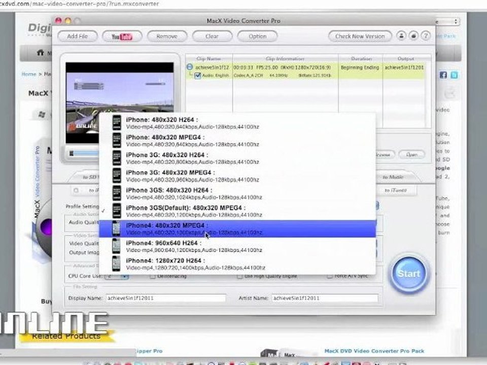 GIVEAWAY of  MacX Video Converter Pro (PC  Mac)