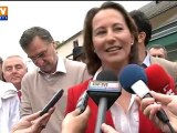 Primaire : Ségolène Royal vote à Melle