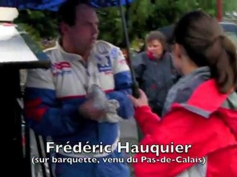 Un slalom automobile sous la pluie à Hirson (Aisne)