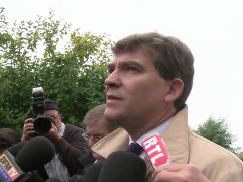 Primaire PS : Arnaud Montebourg a voté