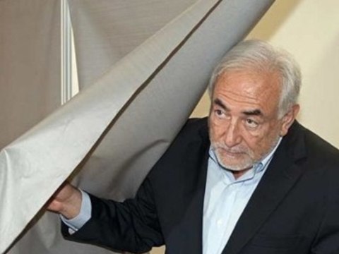 Primaire socialiste: DSK a voté Aubry à Sarcelles