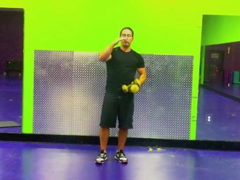 Dumbbell Shoulder Press & Traps Shrug combo Exercise
