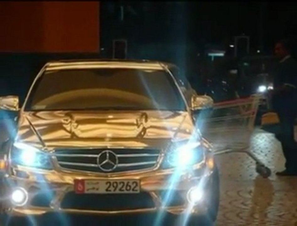 altın araba c63 dubaii