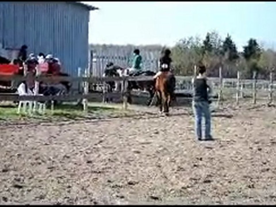 dressage pas & trot avec Jane . premiere place ! :)