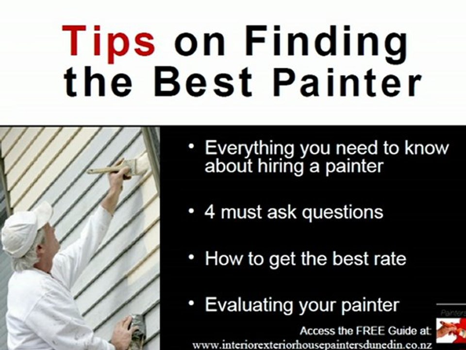 Painters and decorators Dunedin - FREE Guide 2011