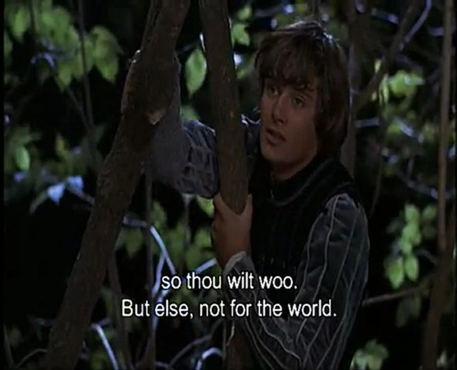 Romeo and Juliet-Zeffirelli-The balcony scene
